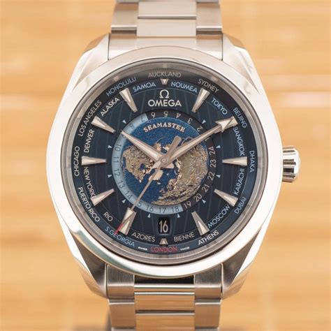 omega worldtimer aqua terra 150m